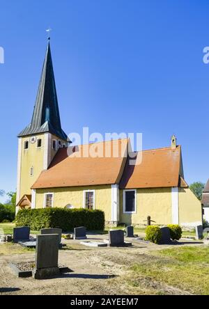 Church Graeningen, Nennhausen, Brandenburg, Germany Stock Photo