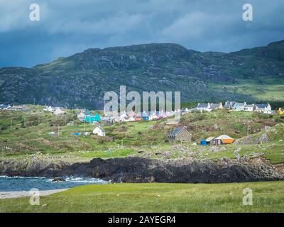 Village of Eyeries on Beara Ring in Ireland Stock Photo