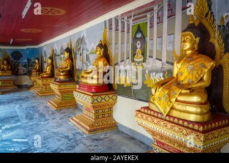 Buddha statue, Wat Doi Suthep temple, Chiang Mai, Thailand Stock Photo