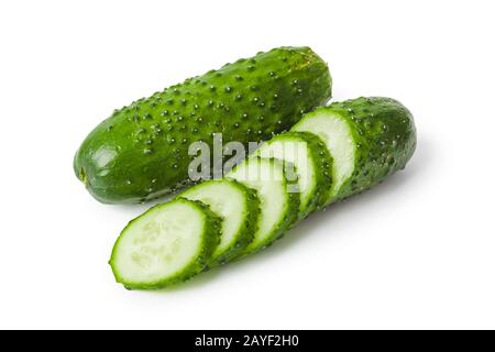 Fresh cucumbers Stock Photo