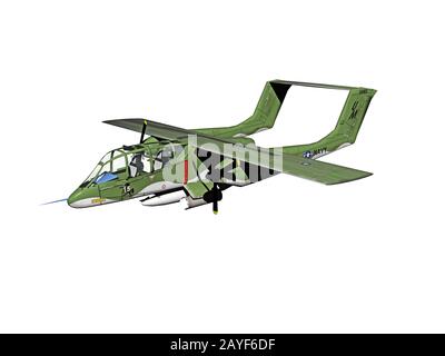 military plane in the sky Stock Photo
