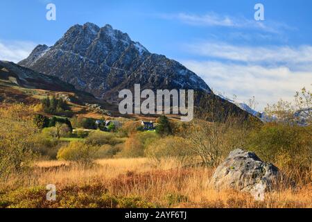Tryfan in the Snowdonia National Park Stock Photo