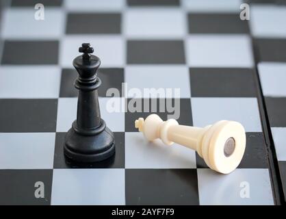 Vienna Game in chess stock photo. Image of game, bokeh - 23127364