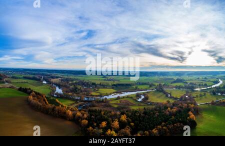 nature reserve Amperlatwasser, oxbow lake near Plazing, Germany, Bavaria, Oberbayern, Upper Bavaria Stock Photo