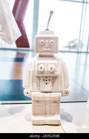 Vintage toy retro robot Stock Photo
