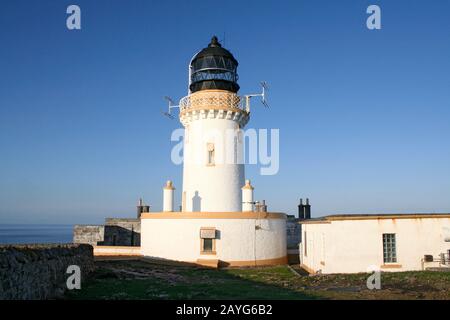 Barra Head lighthouse, highest light in the UK, Berneray, Western Isles, Scotland Stock Photo