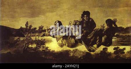 Francisco de Goya y Lucientes - Atropos (The Fates) Stock Photo