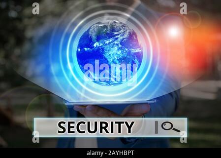 Word writing text Security. Business photo showcasing measures taken to be safe Quality or state of being secure Elements of this image furnished by N Stock Photo