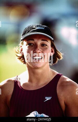 Amy Van Dyken (USA) at the 1996 Olympic Summer Games Stock Photo - Alamy