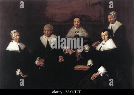 Frans Hals - Regentesses of the Old Men's Almshouse Stock Photo