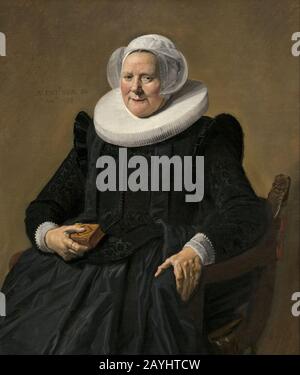 Frans Hals - Portrait of an Elderly Lady Stock Photo