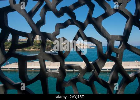 Mucem Structural Element The concrete latticework shell of the MuCEM (Museum of European ...