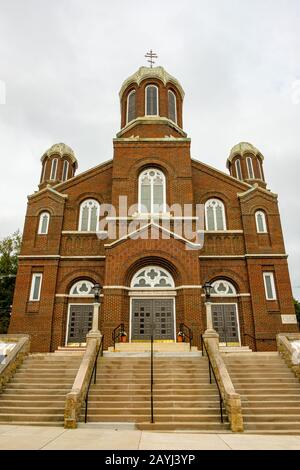 St Marys Greek Catholic Church, 803 Somerset Avenue, Windber, PA Stock Photo