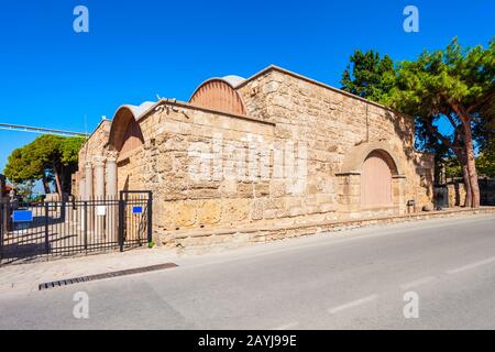Archaeological Museum in Side in Antalya region on the southern Mediterranean coast of Turkey Stock Photo