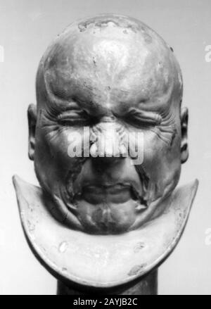 Franz Xaver Messerschmidt - Character head No. 24 - Weepy Old Man (Josef Wlha 1906). Stock Photo