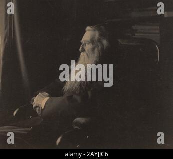 Frederick Hollyer John Ruskin 1894. Stock Photo