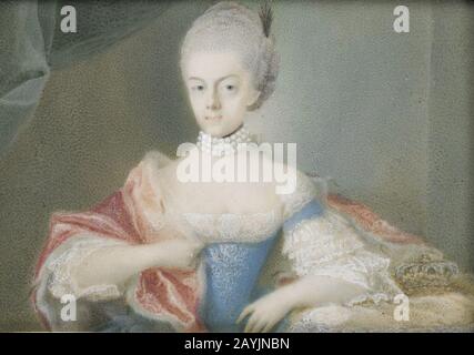 Frederika Sophia Wilhelmina (1751-1820), prinses van Pruisen, echtgenote van prins Willem V Stock Photo