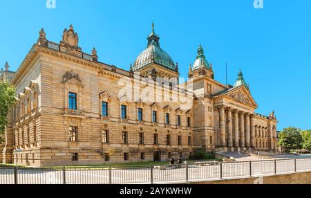 LEIPZIG, GERMANY - MAY 21, 2018: The Federal Administrative Court Bundesverwaltungsgericht building Stock Photo