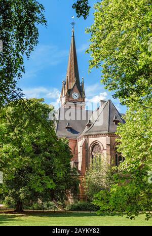 Lutherkirche church in the historic center of Leipzig, Germany Stock Photo