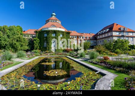 , Botanical garden in Munich, Germany, Bavaria, Muenchen Stock Photo