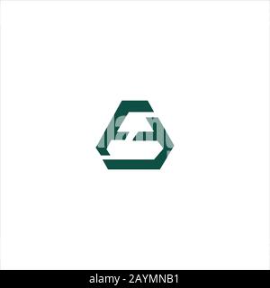 Initial letter af or fa logo design template Stock Vector