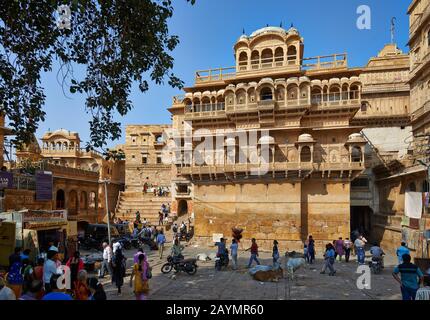 Raja Ka Mahal kings palace of Jaisalmer, Rajasthan, India