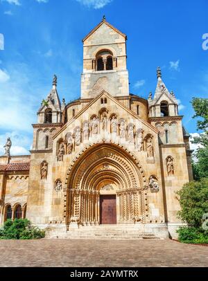 Church of Jaki in Vajdahunyad castle complex in Budapest, Hungary Stock Photo