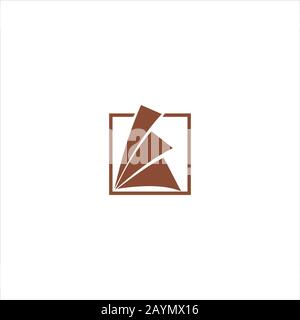Initial letter af or fa logo design template Stock Vector