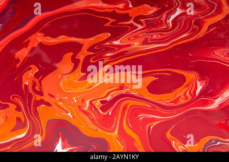 Red pattern texture stains can be used for background Stock Photo