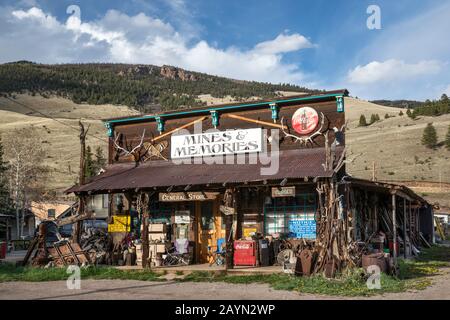 General store on Main Street in Creede, Colorado, USA Stock Photo