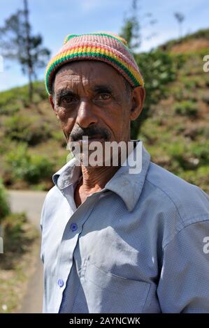 Sri Lanka, Nuwara Eliya, man Stock Photo