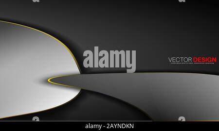 Vector design background. Creative abstract wave concept layout template. Stock Vector