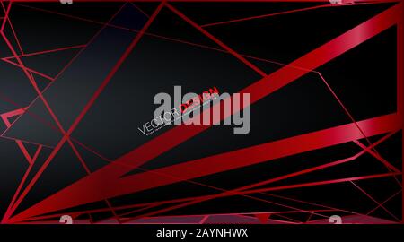 Vector design background. Creative polygon abstract line concept layout template. Stock Vector