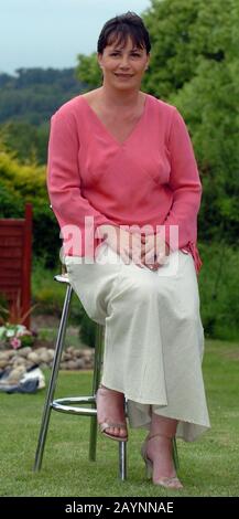 Linda Lepetit a former neighbour of Hungerford murderer Michael Ryan pictured at her new home in 2004. Stock Photo