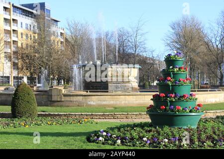 Queens Gardens in Hull city centre Stock Photo