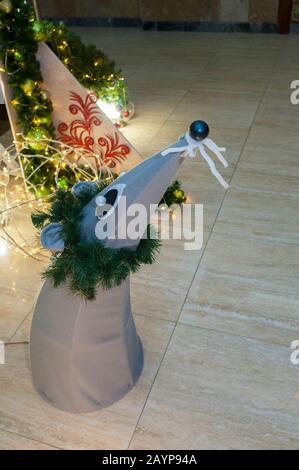 Christmas toys and paraphernalia for the Christmas tree Stock Photo