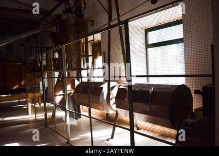 Tea factory inside, equipment and process Stock Photo