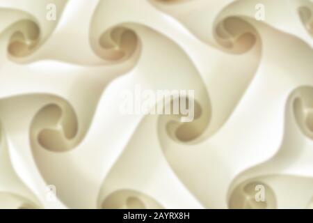 abstract background, blurred smooth geometric shapes, white and gray, warm tone, coffee shade. Stock Photo