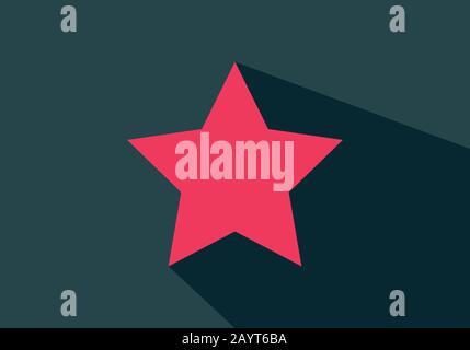 Star related glyph icon, Rank symbol. Favorite sign Stock Vector