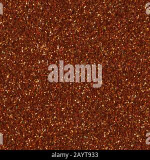 Brown shine glitter texture. Seamless square texture. Stock Photo