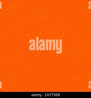 Orange felt background close-up. Seamless square texture, tile ready. Stock Photo