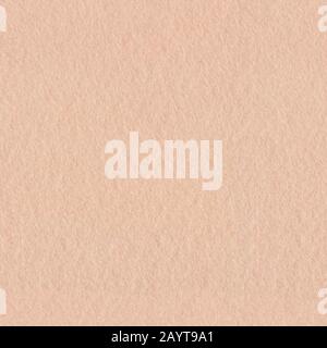 Texture of biege felt. Seamless square background, tile ready. Stock Photo