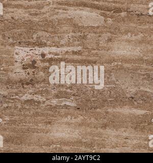 Travertine stone background. Seamless square texture, tile ready. Stock Photo