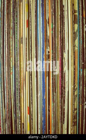 A stack of vinyl albums Stock Photo - Alamy