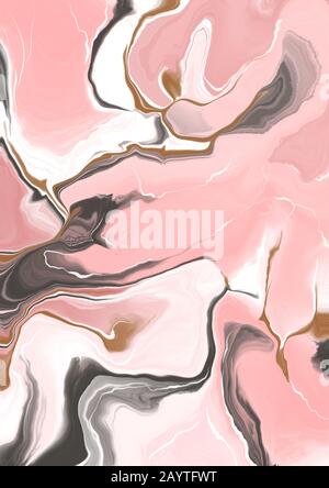 Abstract painting, can be used as a trendy background Stock Photo