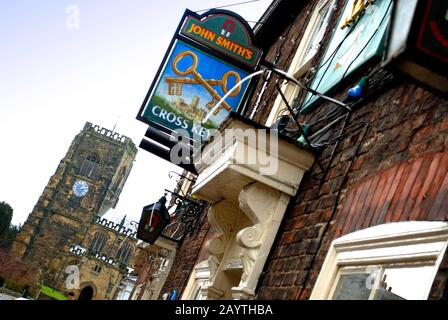 The Cross Keys, Thirsk, North Yorkshire Stock Photo