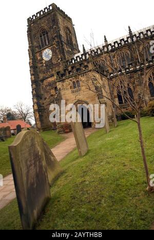 St Mary's Church, Thirsk, North Yorkshire Stock Photo