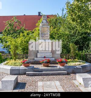 Municipal Germering, District Fürstenfeldbruck, Upper Bavaria, Germany: Ehrendenkmal, Soldier Monument