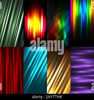 vertical wallpaper backgrounds light rays Stock Vector