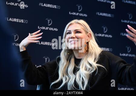 Berlin, Deutschland. 17th Feb, 2020. Musician Dominique Jardin. GES/Laureus World Sports Awards 2020, Berlin, February 17th, 2020 | usage worldwide Credit: dpa/Alamy Live News Stock Photo